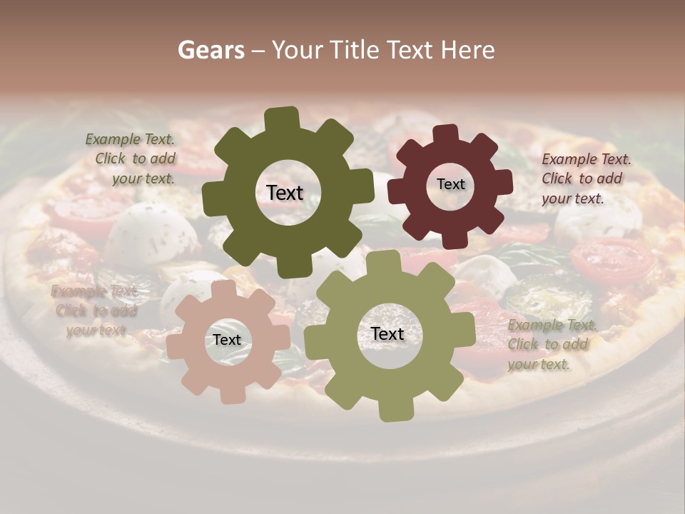 Gastronomy Dinner Ingredient PowerPoint Template