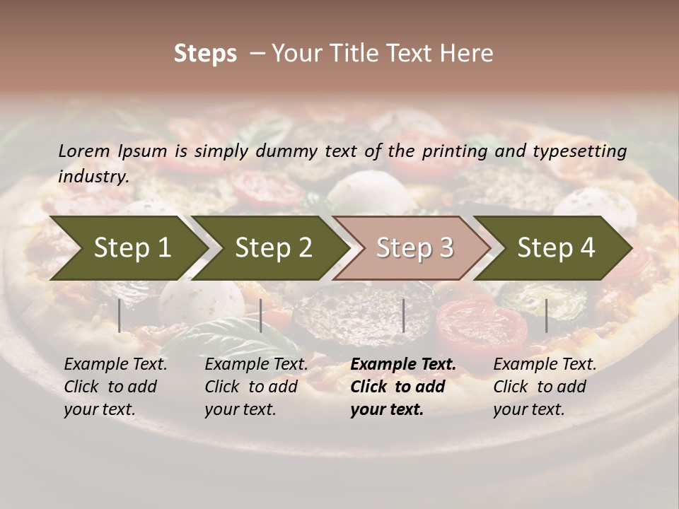 Gastronomy Dinner Ingredient PowerPoint Template