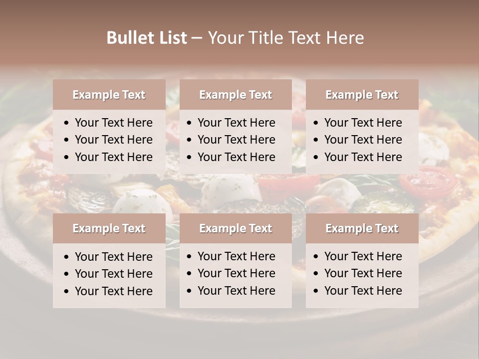 Gastronomy Dinner Ingredient PowerPoint Template