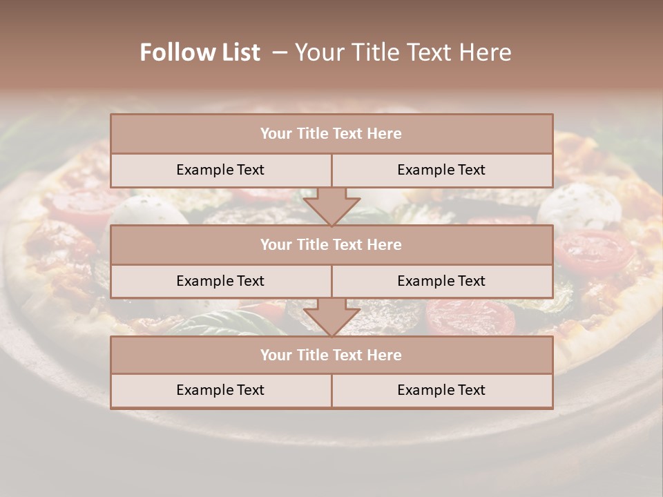Gastronomy Dinner Ingredient PowerPoint Template