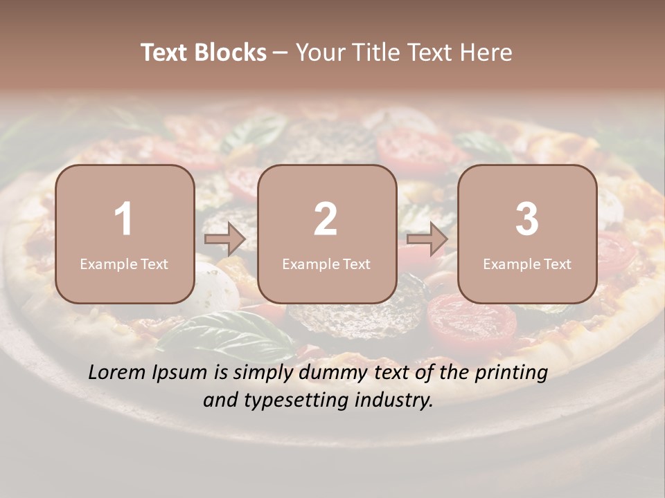 Gastronomy Dinner Ingredient PowerPoint Template