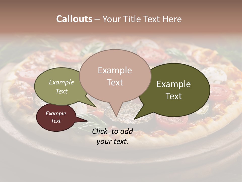 Gastronomy Dinner Ingredient PowerPoint Template
