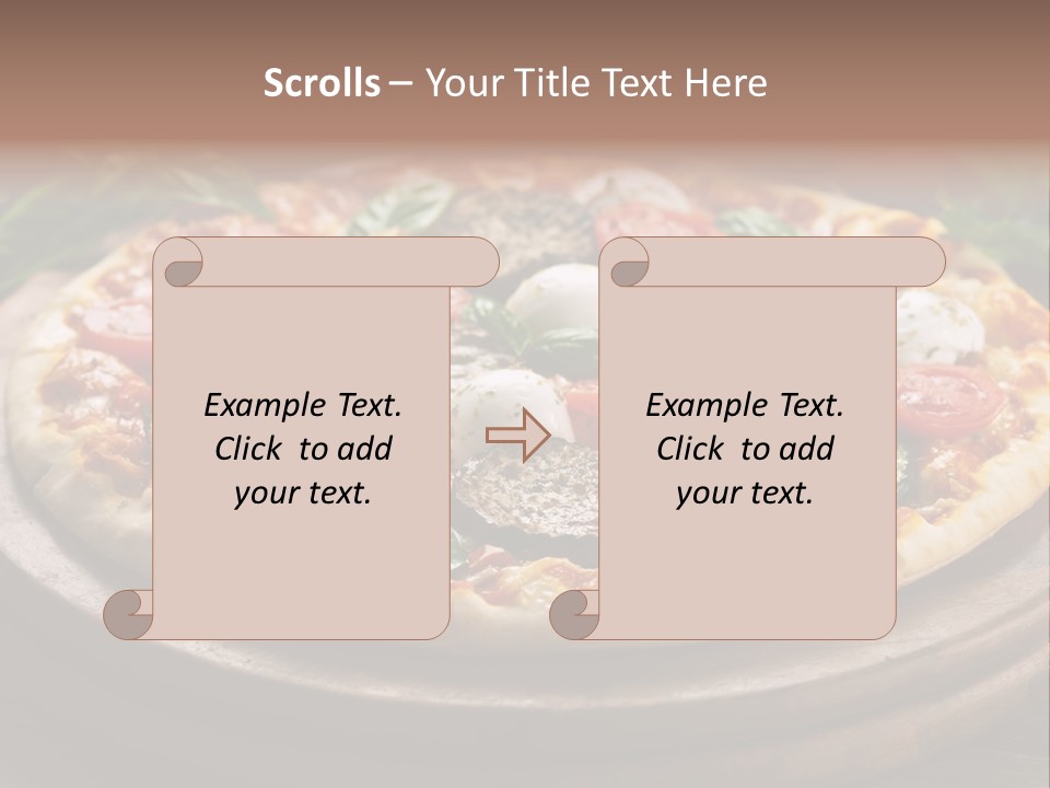 Gastronomy Dinner Ingredient PowerPoint Template