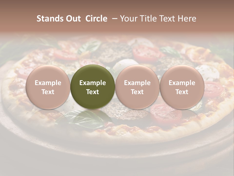 Gastronomy Dinner Ingredient PowerPoint Template