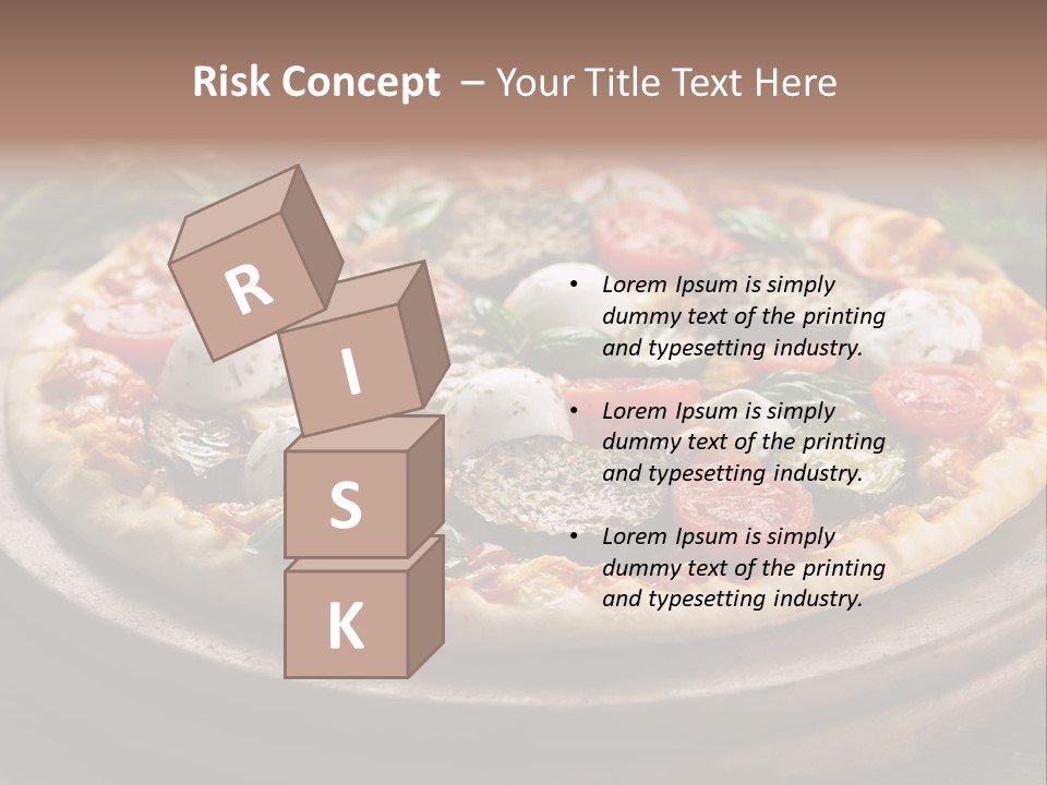 Gastronomy Dinner Ingredient PowerPoint Template