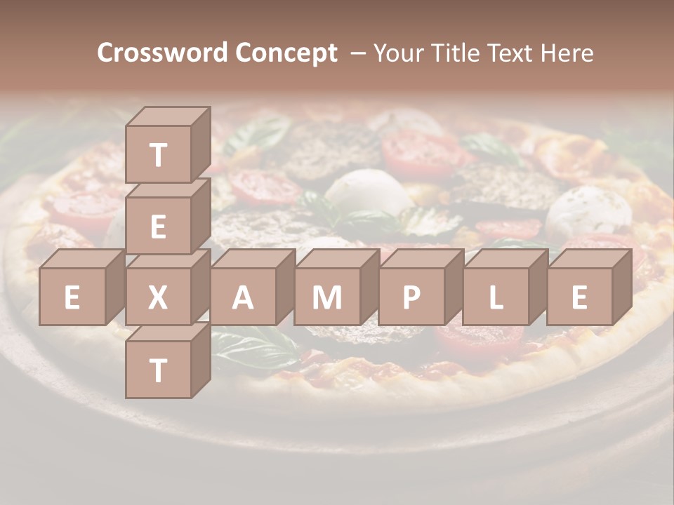 Gastronomy Dinner Ingredient PowerPoint Template