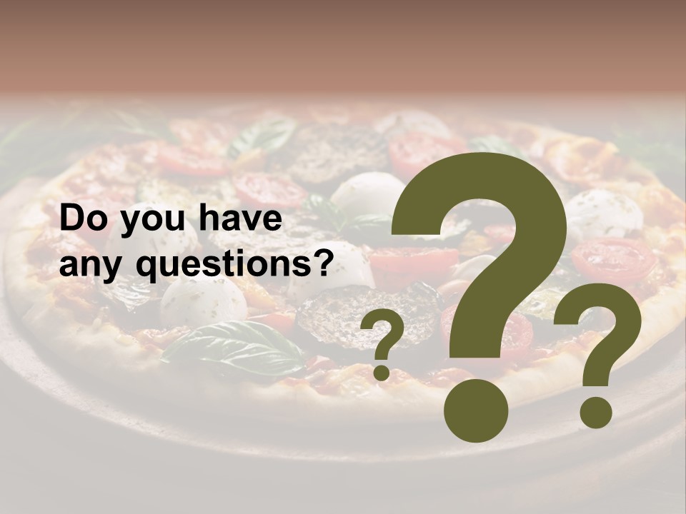 Gastronomy Dinner Ingredient PowerPoint Template