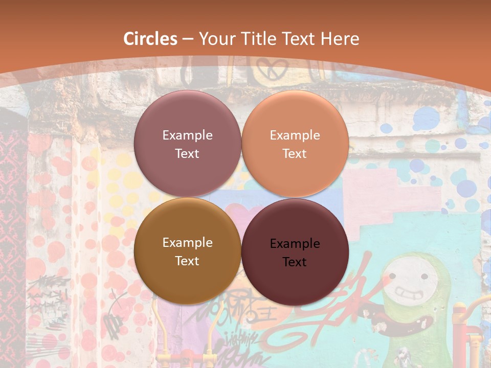 Paint Wall Illustration And Painting PowerPoint Template