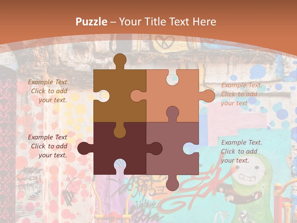 Paint Wall Illustration And Painting PowerPoint Template