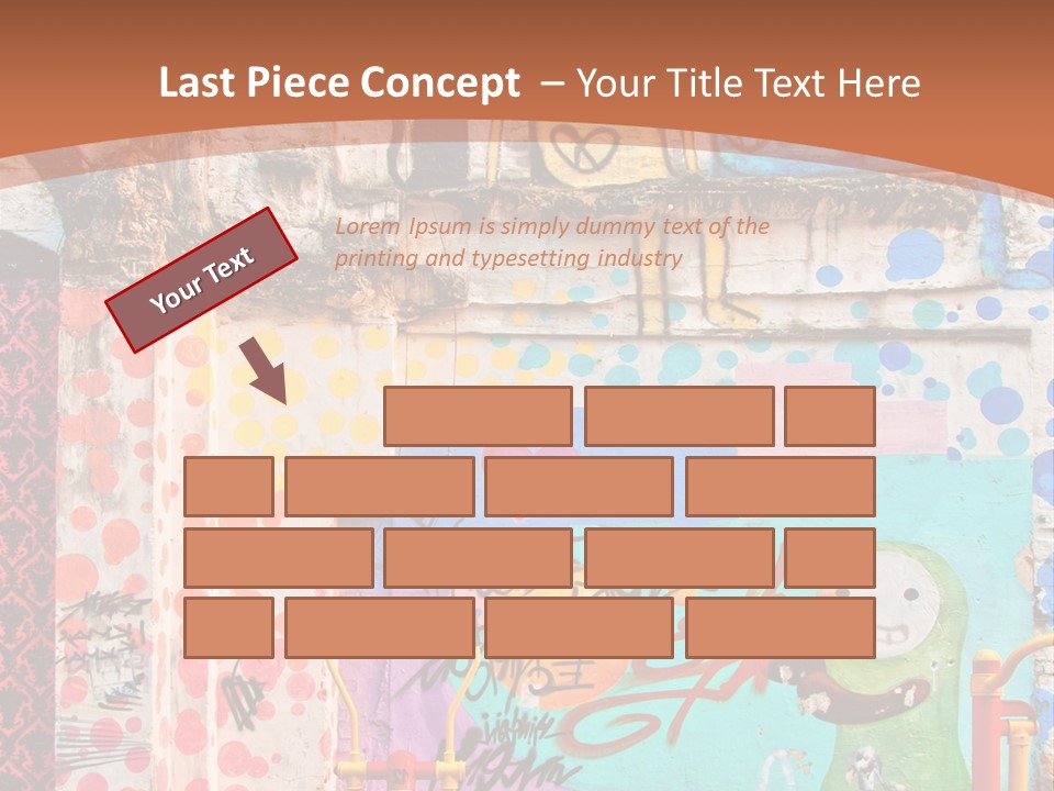 Paint Wall Illustration And Painting PowerPoint Template