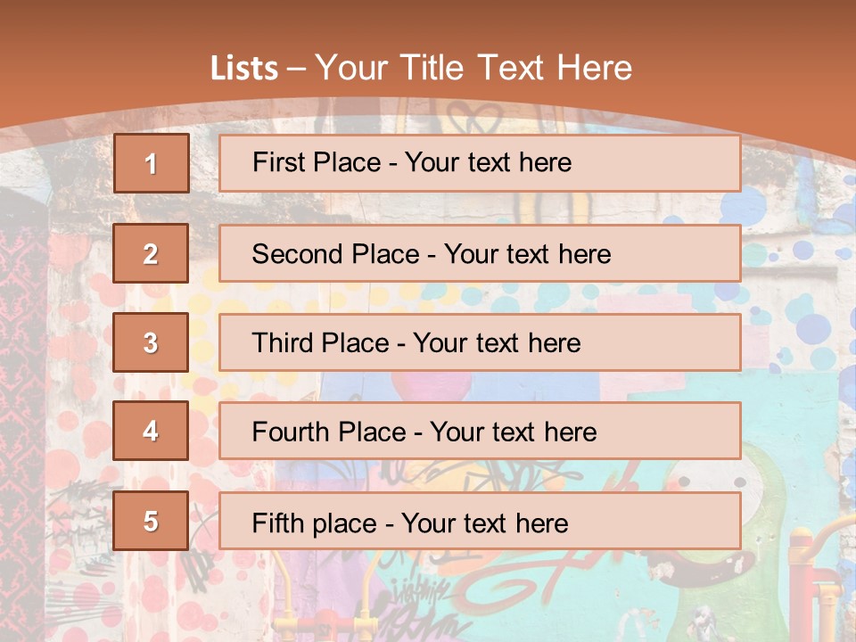 Paint Wall Illustration And Painting PowerPoint Template