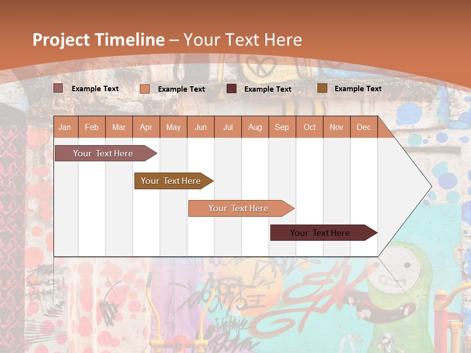 Paint Wall Illustration And Painting PowerPoint Template