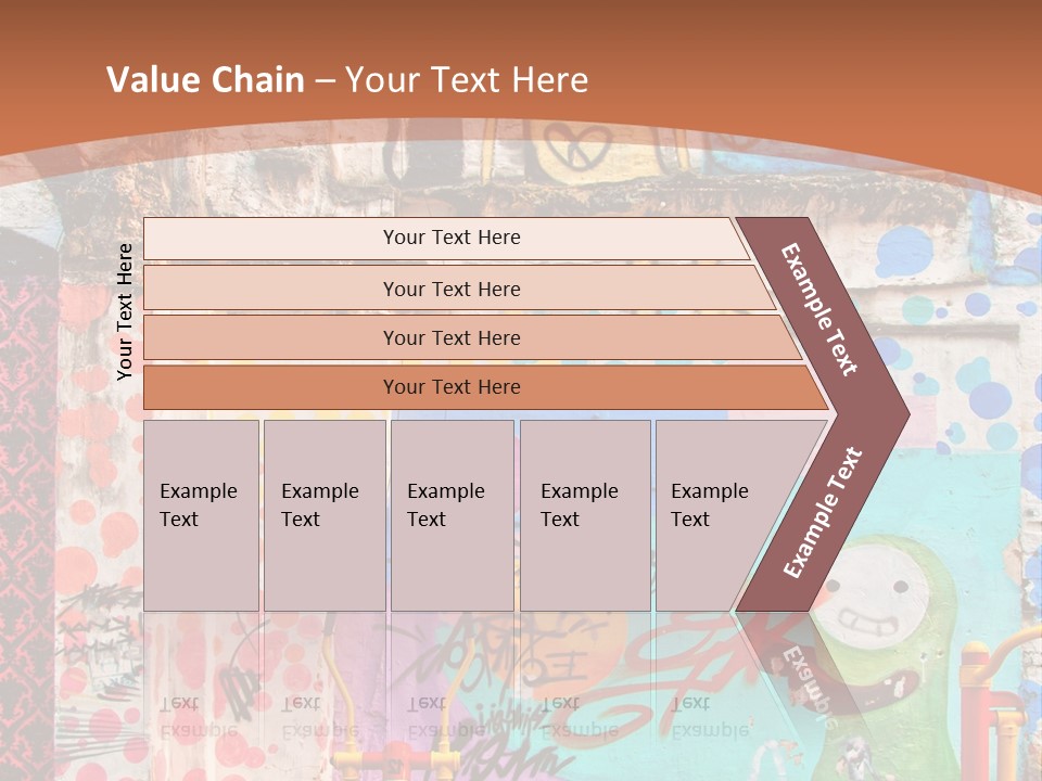 Paint Wall Illustration And Painting PowerPoint Template