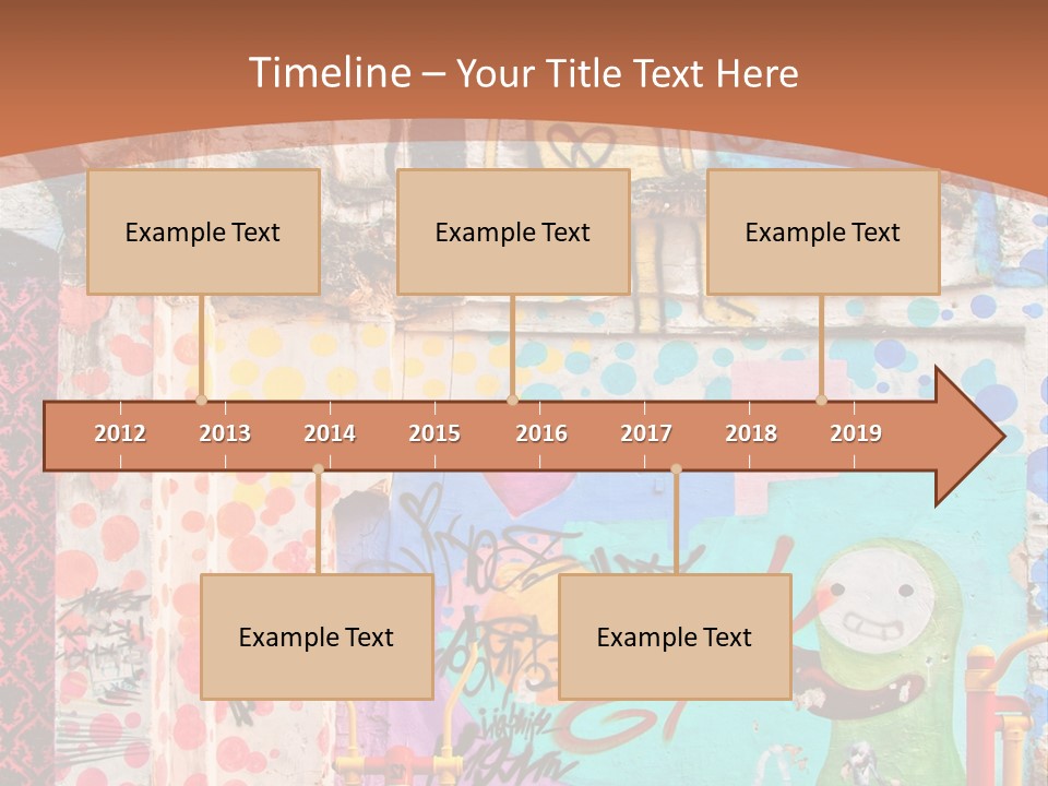 Paint Wall Illustration And Painting PowerPoint Template