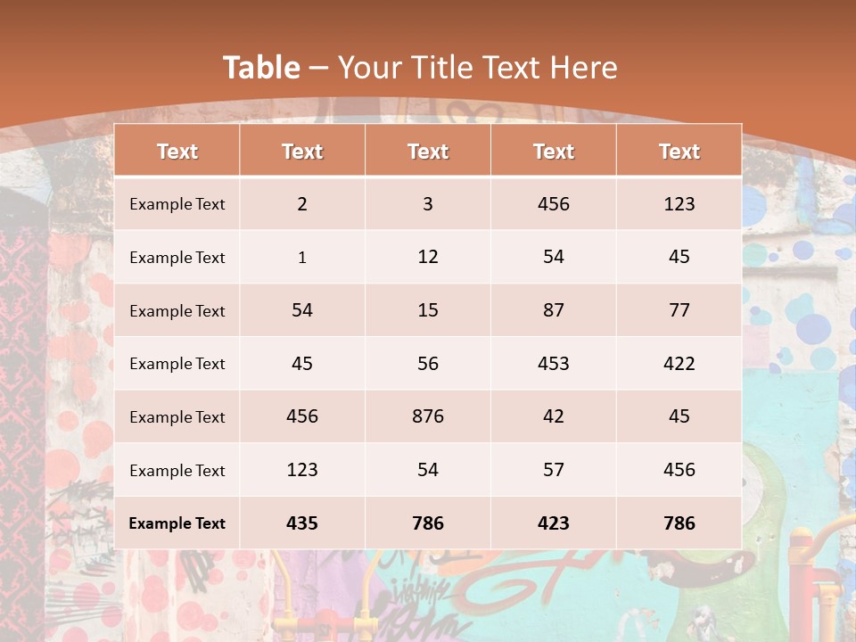 Paint Wall Illustration And Painting PowerPoint Template