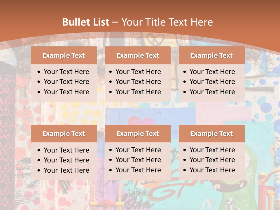 Paint Wall Illustration And Painting PowerPoint Template