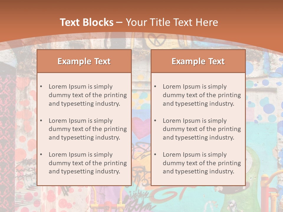Paint Wall Illustration And Painting PowerPoint Template