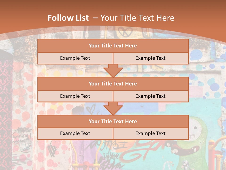 Paint Wall Illustration And Painting PowerPoint Template