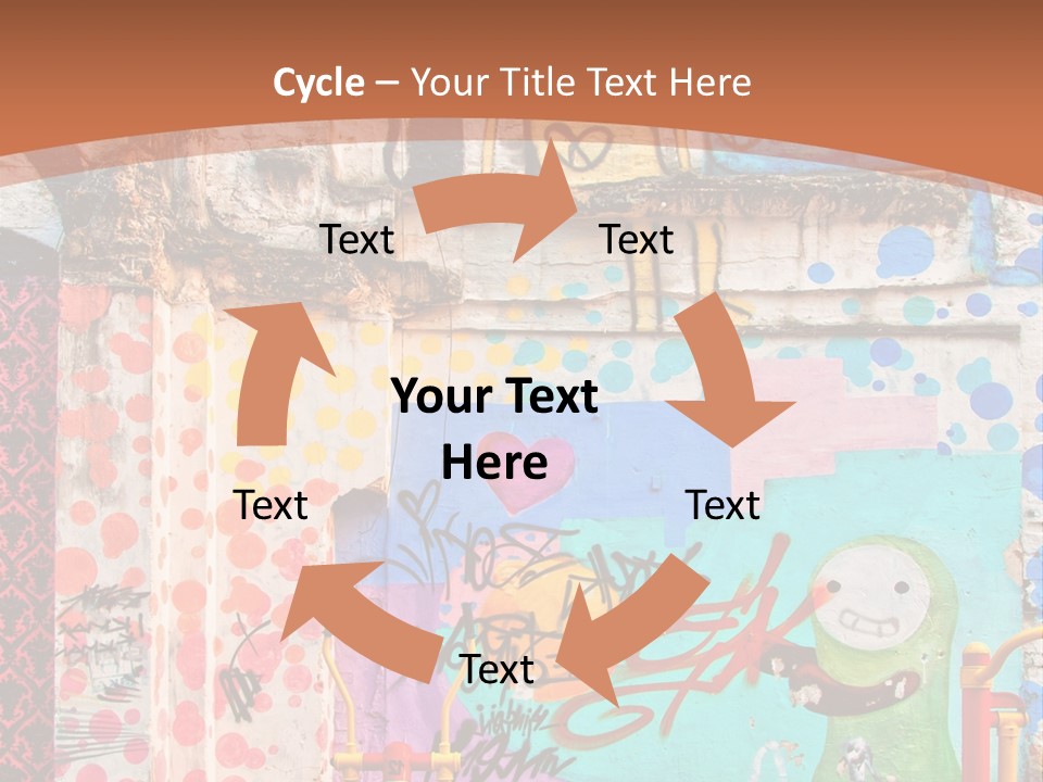 Paint Wall Illustration And Painting PowerPoint Template