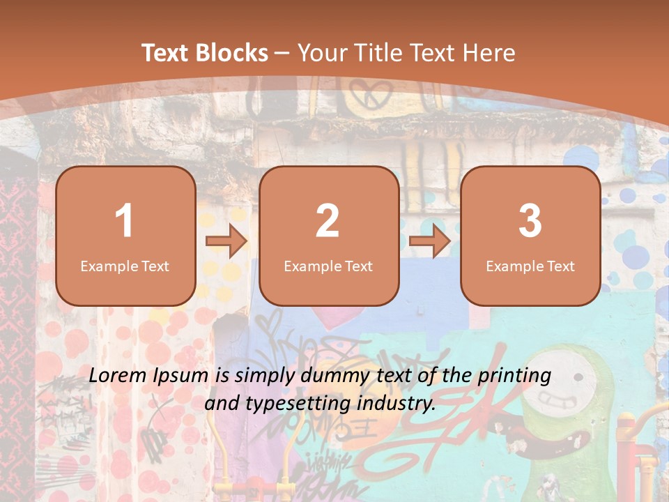 Paint Wall Illustration And Painting PowerPoint Template