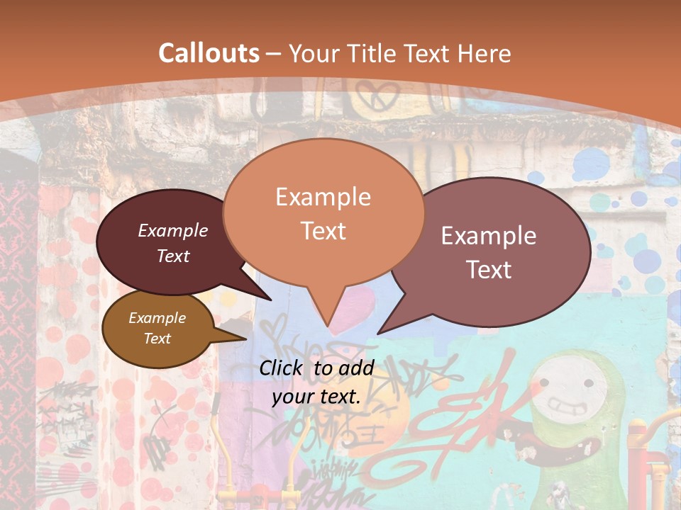 Paint Wall Illustration And Painting PowerPoint Template