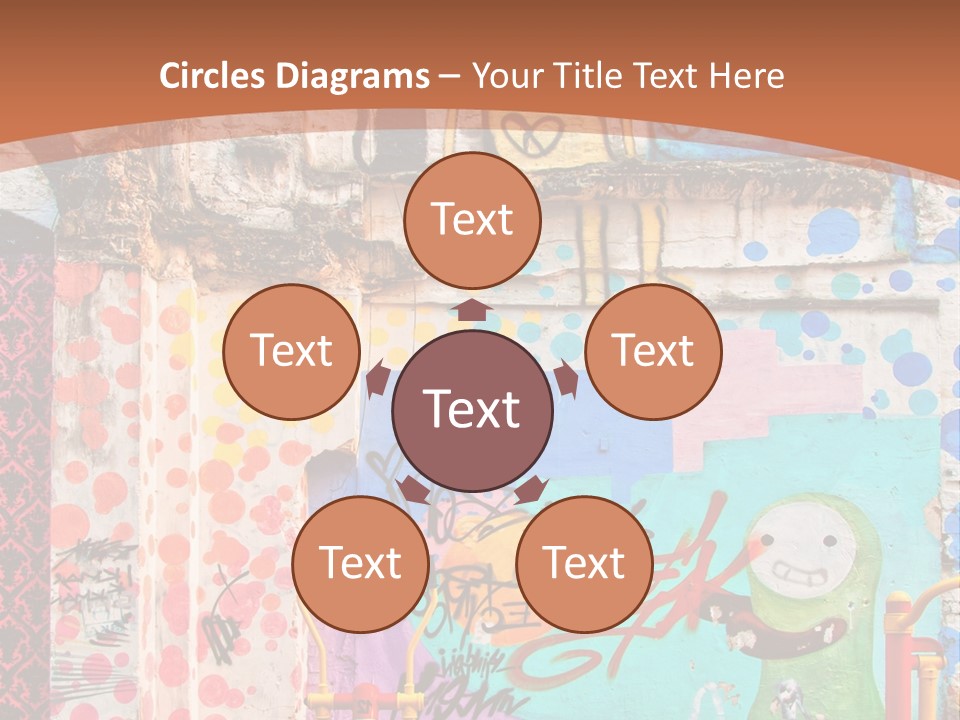 Paint Wall Illustration And Painting PowerPoint Template