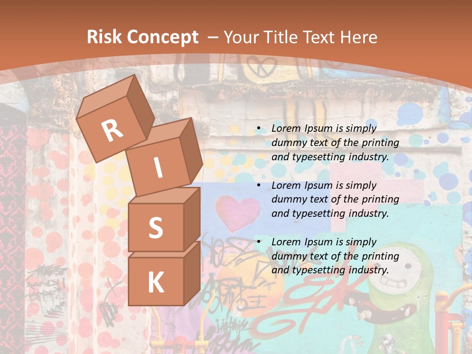 Paint Wall Illustration And Painting PowerPoint Template