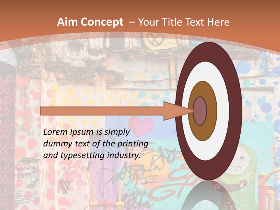 Paint Wall Illustration And Painting PowerPoint Template