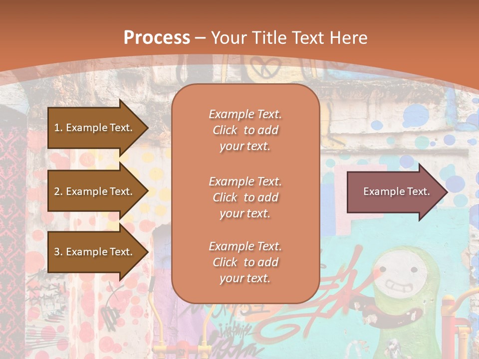 Paint Wall Illustration And Painting PowerPoint Template
