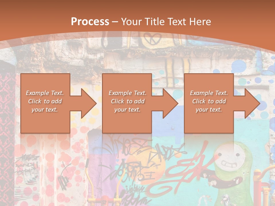 Paint Wall Illustration And Painting PowerPoint Template