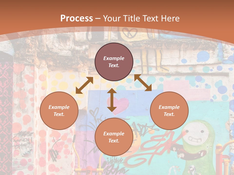 Paint Wall Illustration And Painting PowerPoint Template