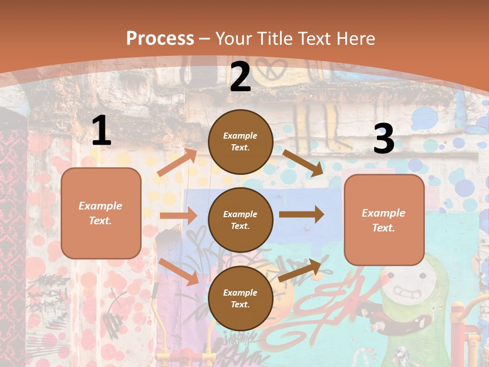 Paint Wall Illustration And Painting PowerPoint Template