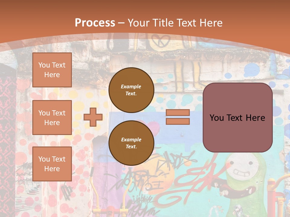 Paint Wall Illustration And Painting PowerPoint Template