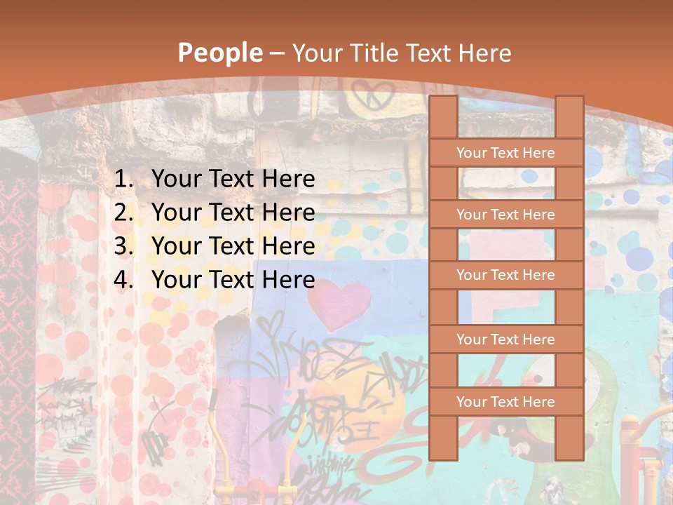 Paint Wall Illustration And Painting PowerPoint Template