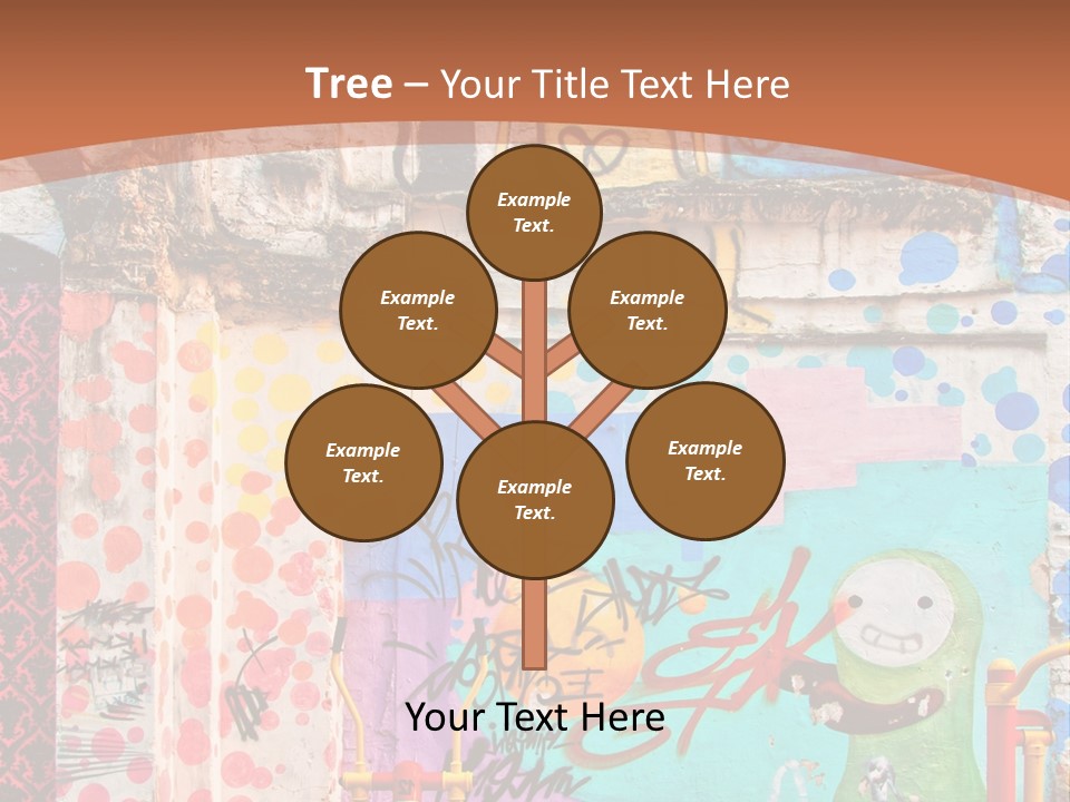 Paint Wall Illustration And Painting PowerPoint Template