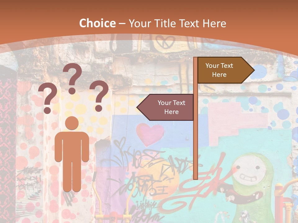 Paint Wall Illustration And Painting PowerPoint Template