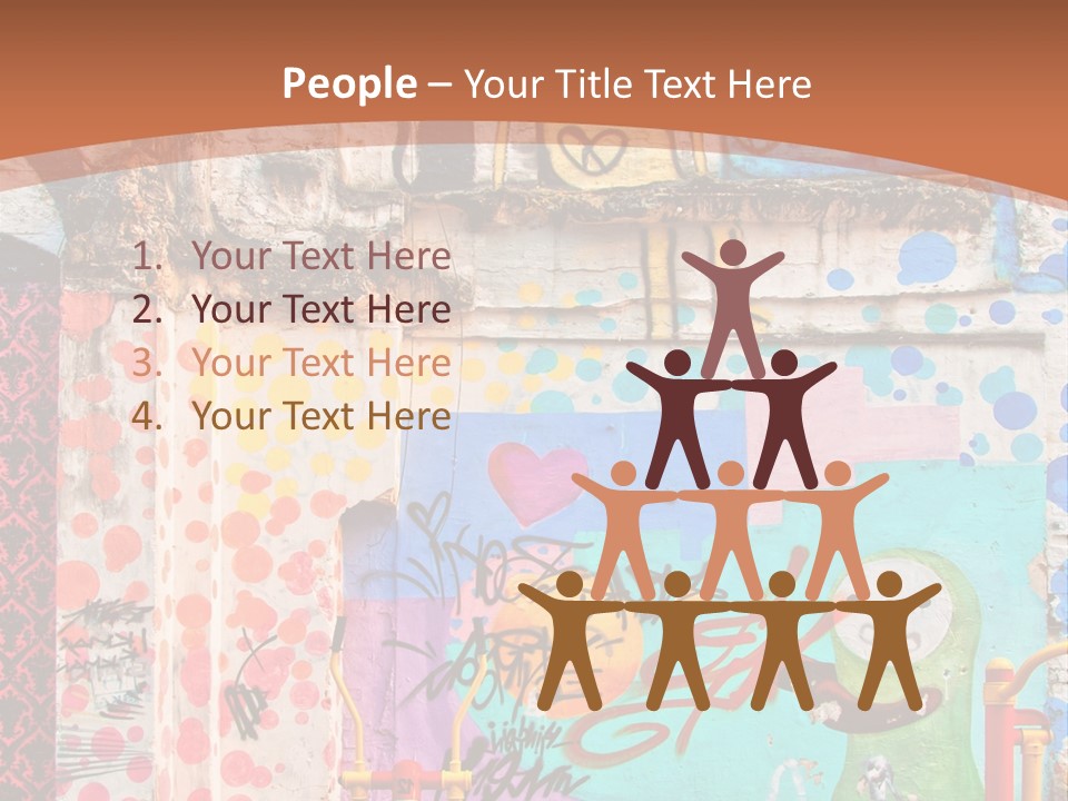 Paint Wall Illustration And Painting PowerPoint Template