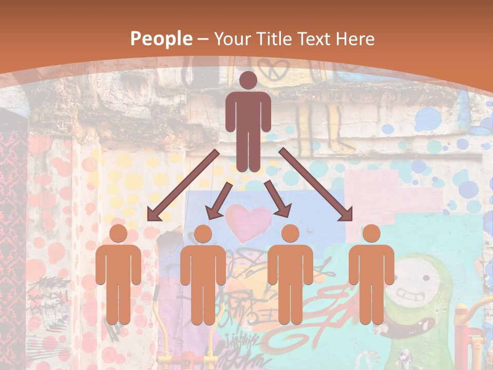 Paint Wall Illustration And Painting PowerPoint Template