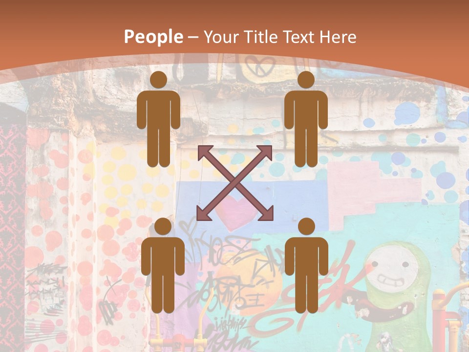 Paint Wall Illustration And Painting PowerPoint Template