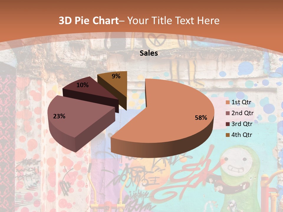 Paint Wall Illustration And Painting PowerPoint Template
