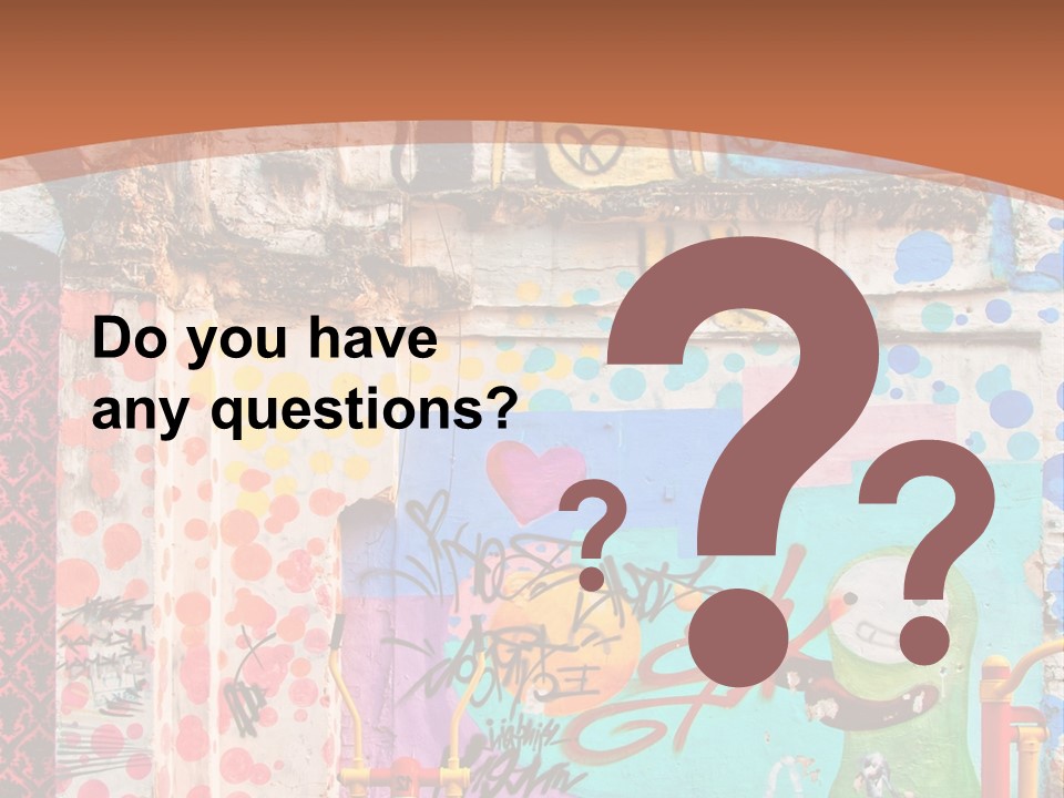 Paint Wall Illustration And Painting PowerPoint Template