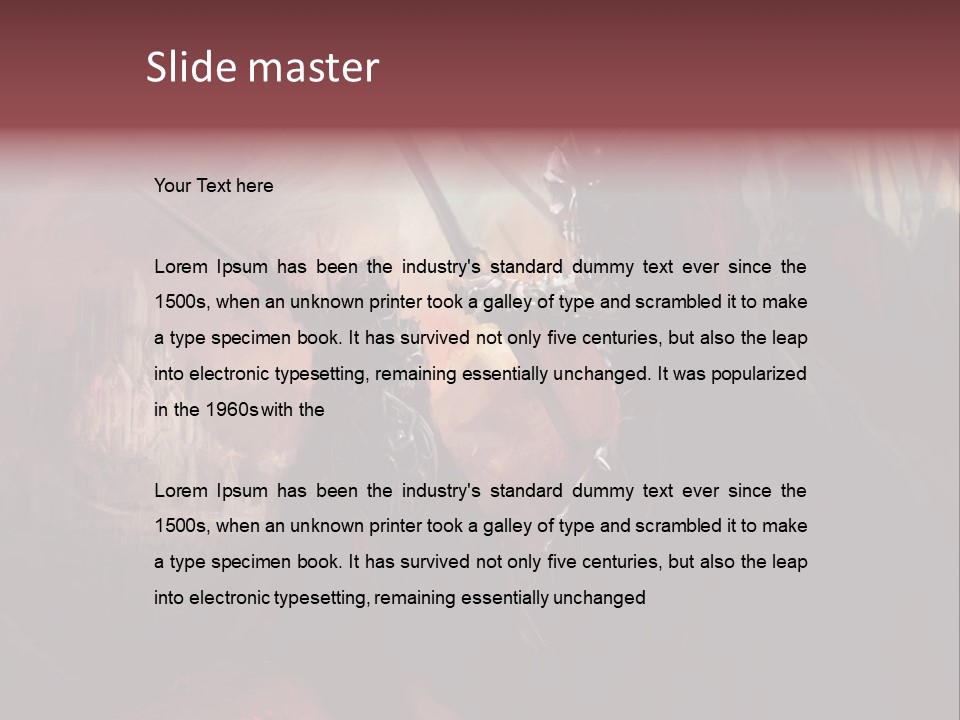 Fantasy Leader Fighter PowerPoint Template