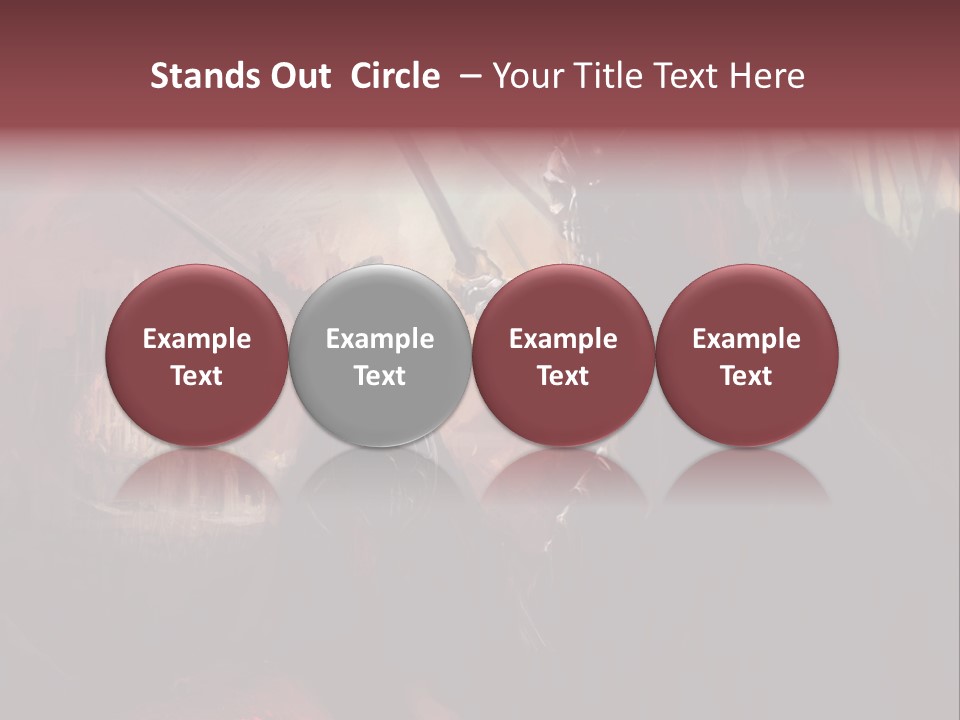 Fantasy Leader Fighter PowerPoint Template