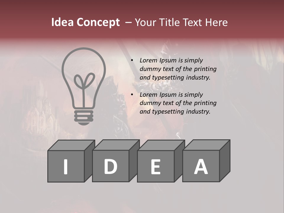 Fantasy Leader Fighter PowerPoint Template