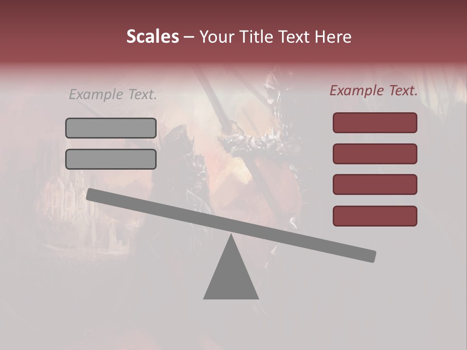 Fantasy Leader Fighter PowerPoint Template