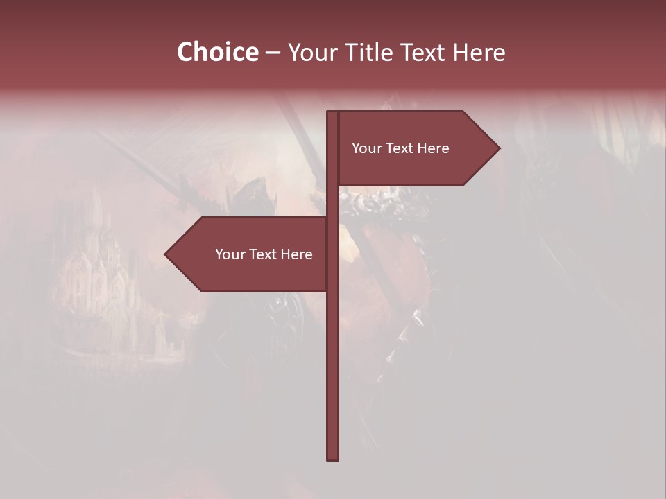 Fantasy Leader Fighter PowerPoint Template