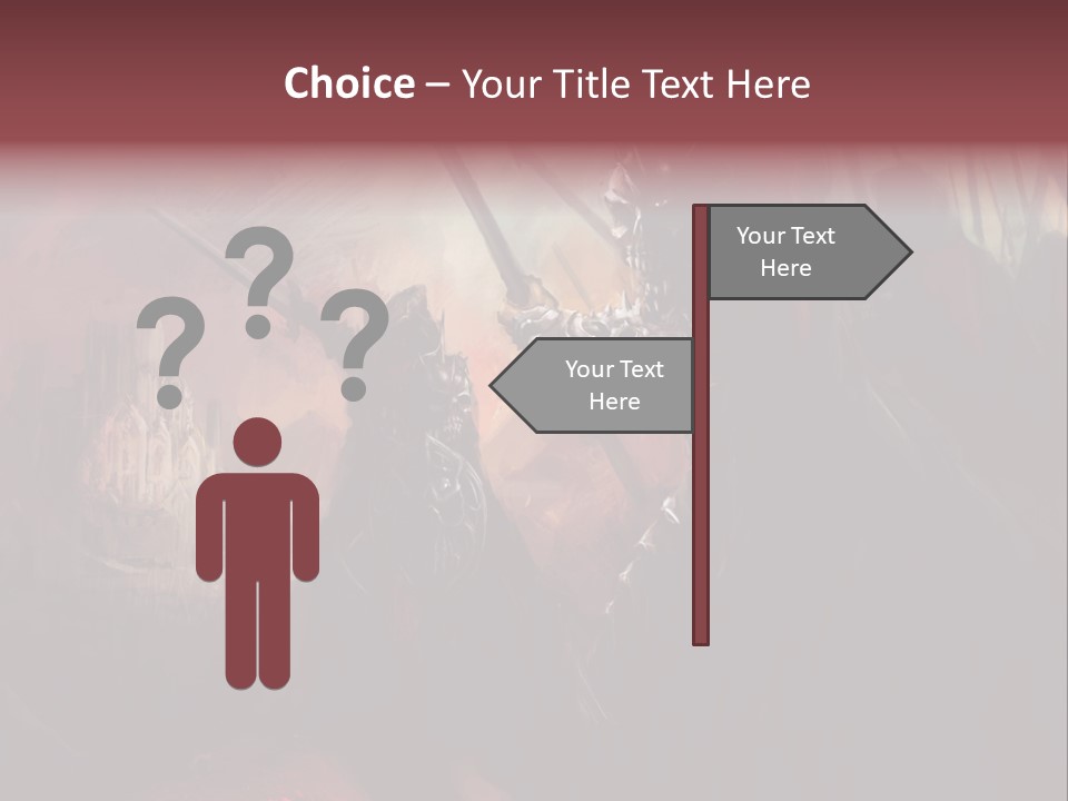 Fantasy Leader Fighter PowerPoint Template