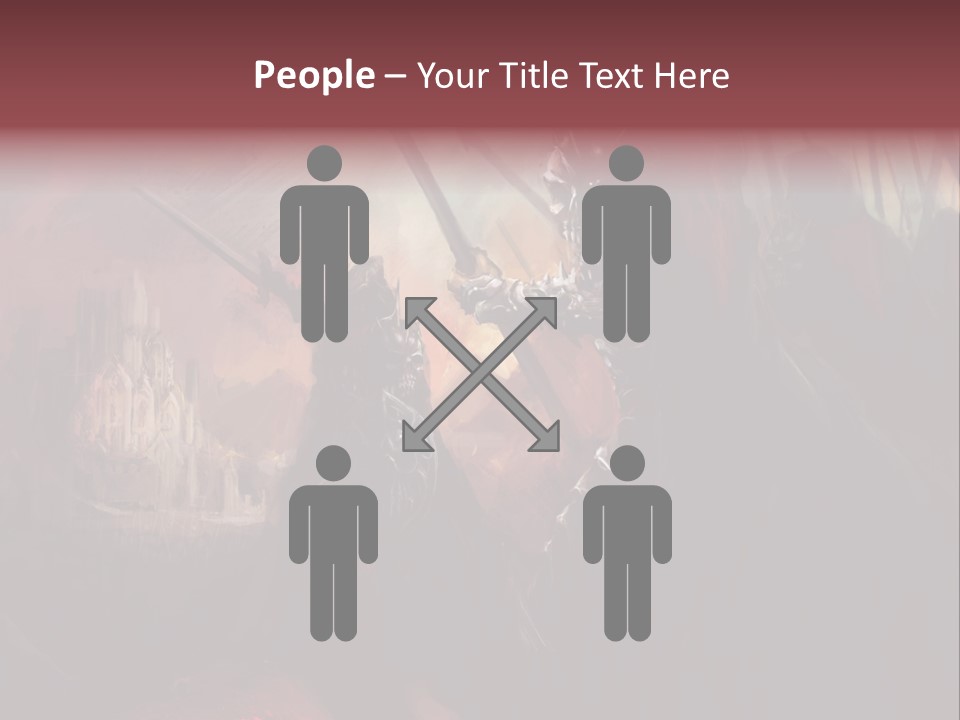 Fantasy Leader Fighter PowerPoint Template