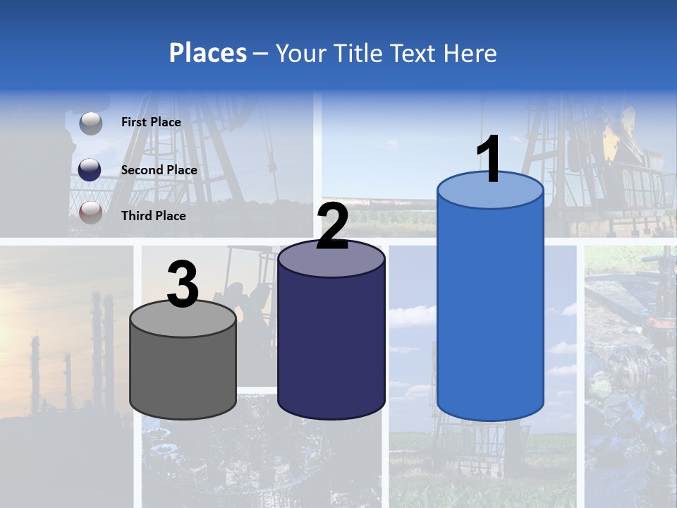 Power Crude Refinery PowerPoint Template