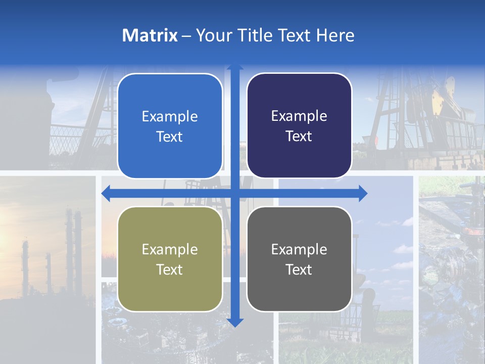 Power Crude Refinery PowerPoint Template